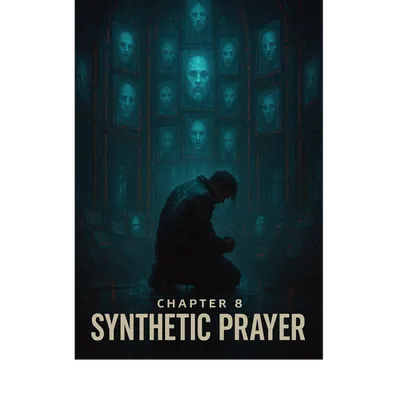 SYNTHETIC PRAYER (Chapter 8) artwork from Monument Zero