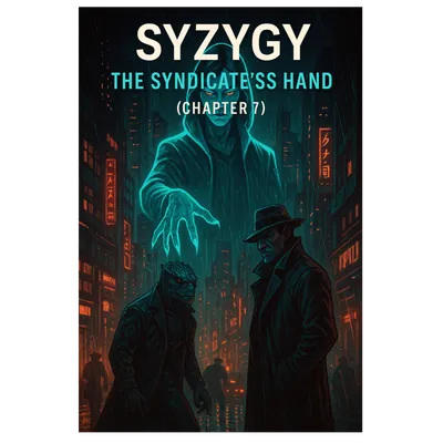 THE SYNDICATES HAND (Chapter 7) artwork from Neo-Noir City