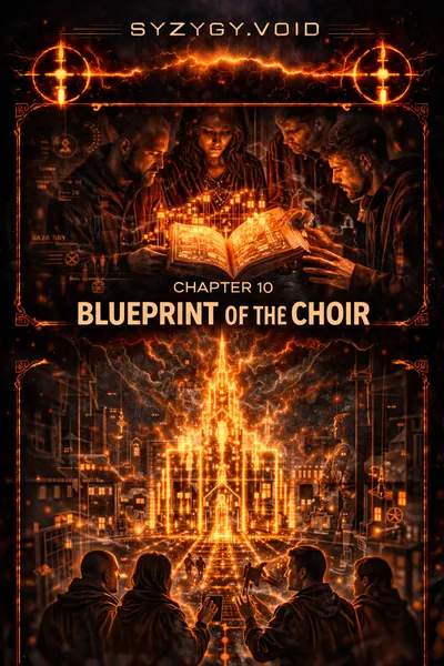 BLUEPRINT OF THE CHOIR (Chapter 10) artwork from The Chapel Protocol // Aftermath Sequel