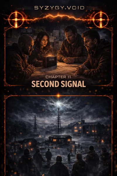 SECOND SIGNAL (Chapter 11) artwork from The Chapel Protocol // Aftermath Sequel