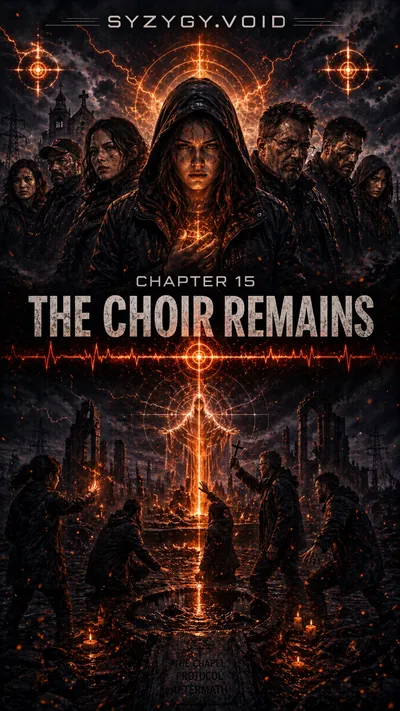 THE CHOIR REMAINS (Chapter 20) artwork from The Chapel Protocol // Aftermath Sequel